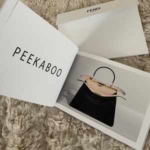New! FENDI Booklet on The Iconic Peekaboo Handbag